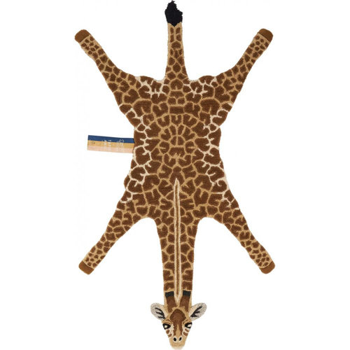 Latitude Vive Large Giraffe Wool Rug Uk